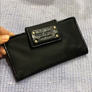 Kate spade black long wallet